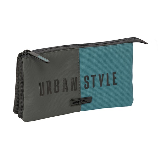 [842517744] PORTATODO TRIPLE SAFTA "URBAN STYLE" 22x12x3cm
