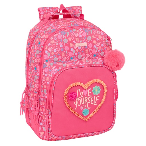 [642529773] MOCHILA DOBLE ADAPT.CARRO SAFTA "FEELING" 32x42x3cm