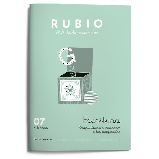 [9788417427481] ESCRITURA RUBIO, N. 07