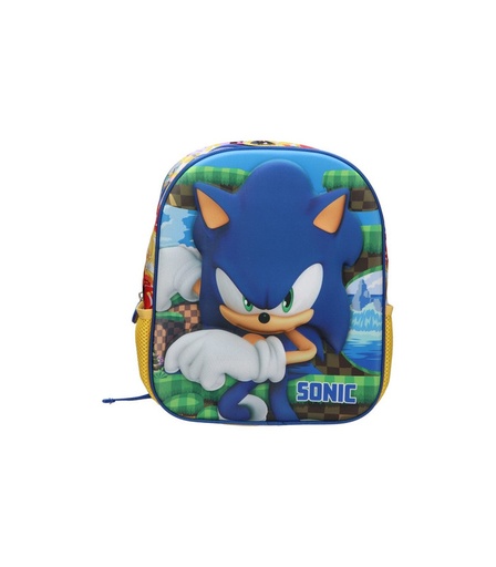 [KAR07443] SONIC Mochila 3D Pq Game KARACTERMANIA  7443 25x30x3cm
