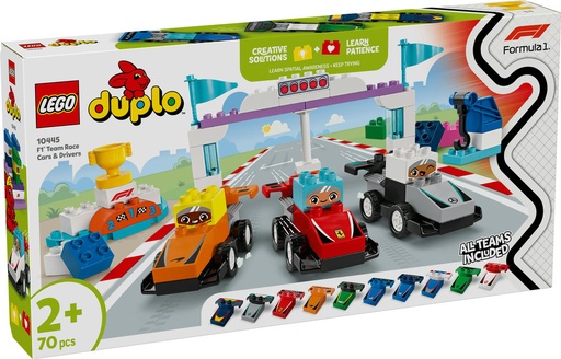[LE10445] Coches de Carreras y Pilotos del Equipo de F1® LEGO 10445