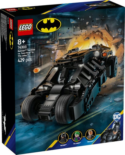 [LE76303] Tumbler de Batman™ vs. Two-Face™ y The
Joker™ LEGO 76303