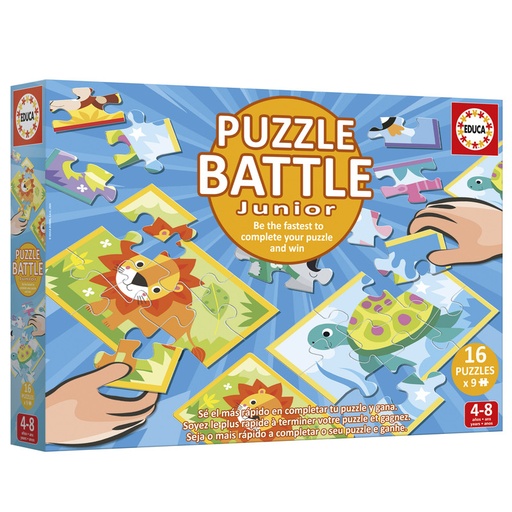 [E20116] ANIMALS PUZZLE BATTLE Jr. FS  EDUCA 20116