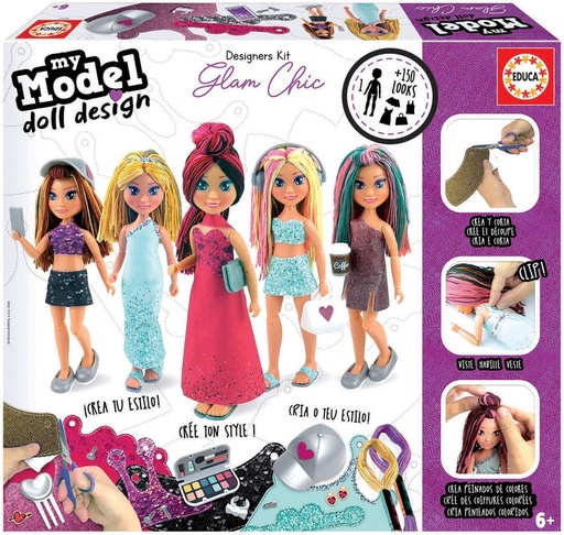 [E18367] MY MODEL.DOLL DESIGN GLAM  EDUCA 18367