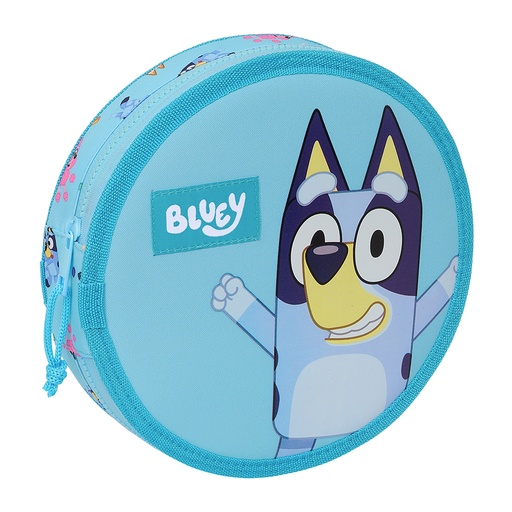 [412433633] PLUMIER REDONDO 18 pcs. BLUEY safta412433633 21x3.5x5cm