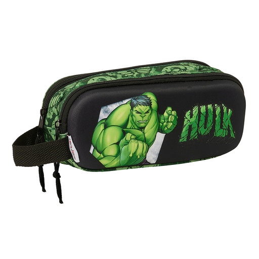 [822466512] PORTATODO DOBLE 3D HULK 3D safta822466512 21x8x2cm
