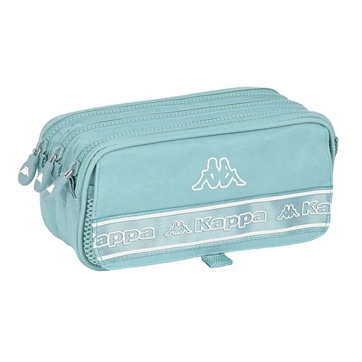 [842303710] PORTATODO TRIPLE BIG KAPPA BASICS "AZUL" safta842303710 21.5x10x2cm