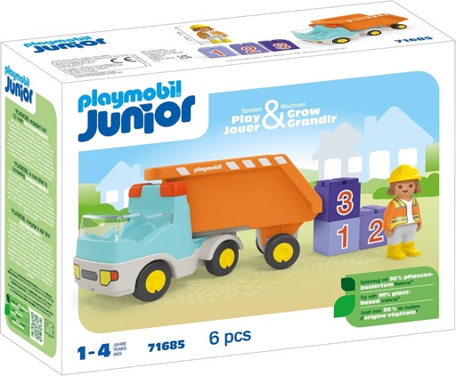 [PL71685] JUNIOR: camión de construcción  71685