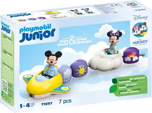 [PL71697] JUNIOR & Disney: Mickey y Minnie tren nube   71697