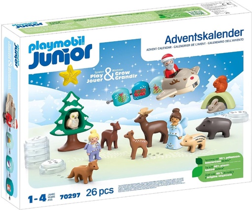 [PL70297] JUNIOR: calendario de Adviento Navidad en la nieve PLAYMOBIL 70297