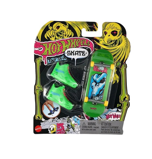[446-HPG21-HVK42] FINGERBOARDS SKATE NEON TONY HAWK STD HPG21 HOT WHEELS HVK42