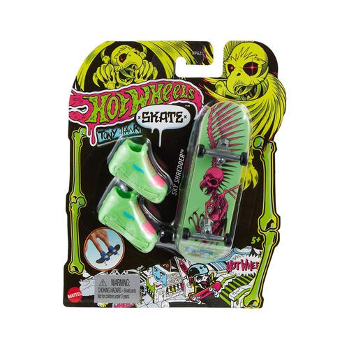 [446-HPG21-HPG28] FINGERBOARDS SKATE NEON TONY HAWK STD HPG21 HOT WHEELS HPG28