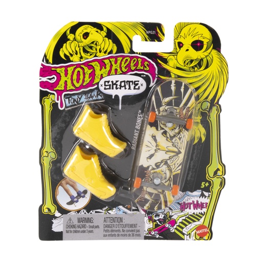 [446-HPG21-HVK43] FINGERBOARDS SKATE NEON TONY HAWK STD HPG21 HOT WHEELS HVK43