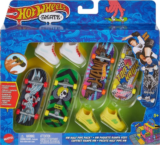 [446-HGT84-HVM14] HOT WHEELS SKATE PACK 4 SURTIDO HGT84 HOT WHEELS HVM14