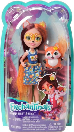 [446-DVH87-FXM71] MUÑECA BÁSICA ENCHANTIMALS SURTIDA DVH87 MATTEL FXM71