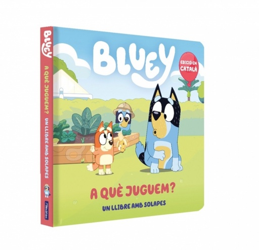 [9788448870096] Bluey. Llibre de cartró amb solapes - A què juguem?