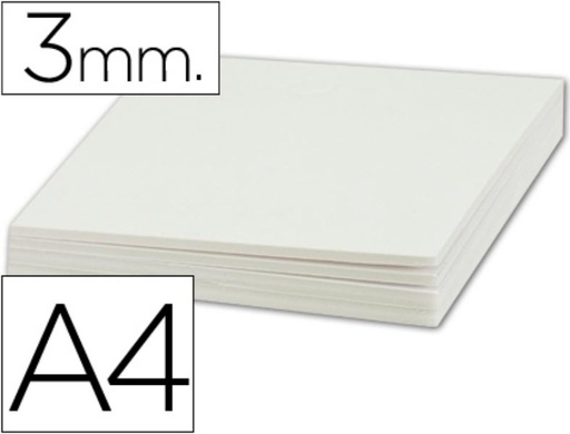 [LU12] CARTON PLUMA LIDERPAPEL DOBLE CARA DIN A4 ESPESOR 3 MM
