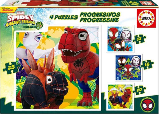 [E20343] PUZZLE PROGRESSIVE DINO SPID