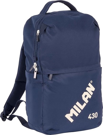 [MIL624201-SNCB] Mochila escolar cierre bloqueable 15l, 430 since 1918 azul 46x30x4cm