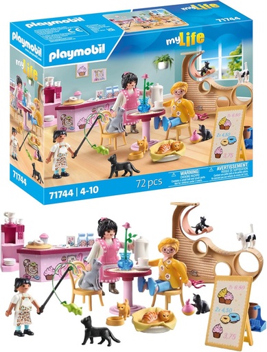 [PL71744] Cafetería para gatos PLAYMOBIL 71744