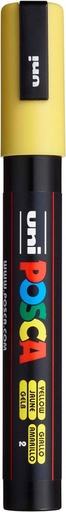 [PC-5-M0700] UNI ROTULADOR POSCA PC5M 1.8-2.5 mm, color amarillo