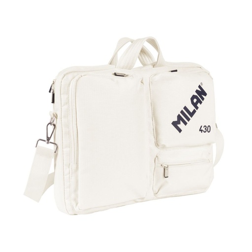 [MIL624303-SNCBG] Maletín para portátil, colección 430 since 1918, beige MILAN 624303SNCBG