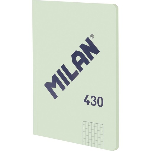 [MIL57253-G48-GR] LIBRETA A5 VERDE 48HOJ. QUADRICULA