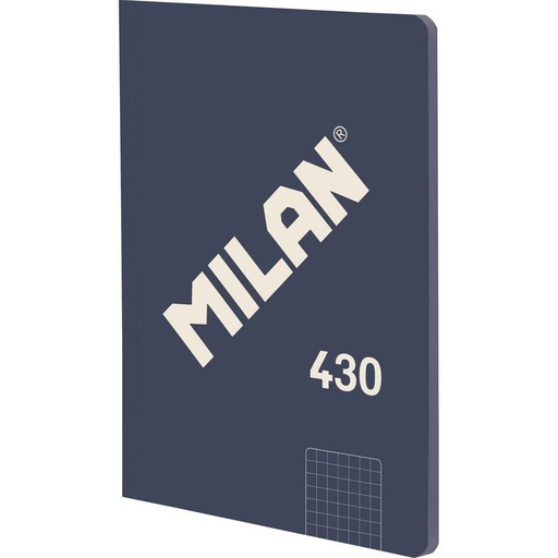 [MIL57253-G48-B] LIBRETA A5 AZUL 48HOJ. QUADRICULA
