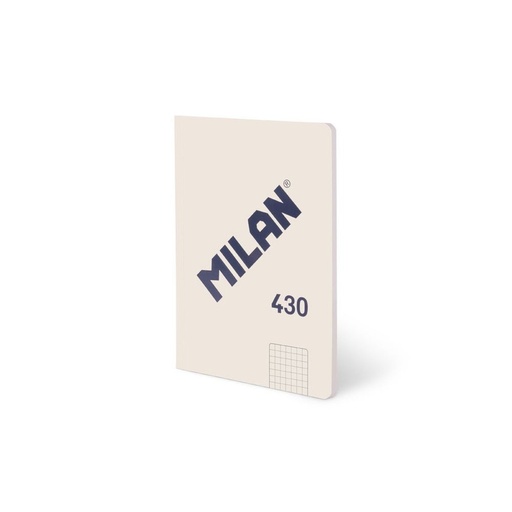 [MIL57253-G48-BG] LIBRETA A5 BEIG 48HOJ. QUADRICULA