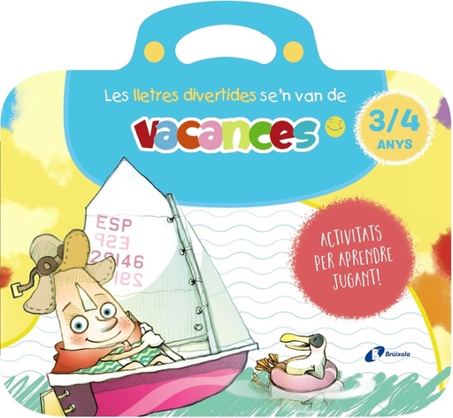 [9788413493992] Les lletres divertides se'n van de vacances. 3-4 anys