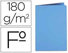 [SC04] Subcarpeta liderpapel folio celeste intenso 180g/m2.