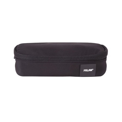 [MIL081130-DW] Portatodo ovalado serie Shadow, negro 21.5x12x4cm