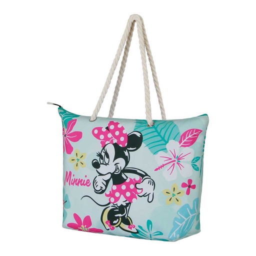 [KAR08605] Disney Minnie Mouse Tropic Bolsa de Playa Soleil, Verde KARACTERMANIA 8605