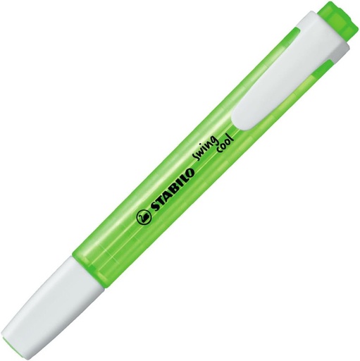 [STA275-33] STABILO Marcador fluorescente Swing Cool Trazo 1-4mm Tinta base al agua Verde Forma de tubo 275/33