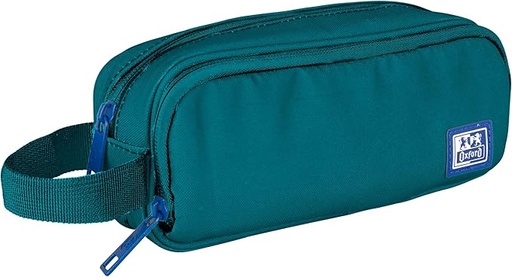 [OXF3CVT] Oxford B-Smart, Estuche Escolar 3 Compartimentos turquesa verde