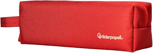 [PX38] ESTUCHE PORTATODO LIDERPAPEL CLASSIC RECTANGULAR CON ASA 210X70MM ROJO