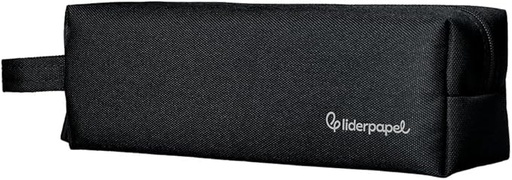 [PX36] ESTUCHE PORTATODO LIDERPAPEL CLASSIC RECTANGULAR CON ASA 210X70MM NEGRO