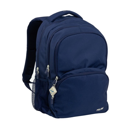 [MIL624604-SNCB] Mochila escolar 4 cremalleras (25 L) colección 430 since 1918, azul marino 46x32x5cm