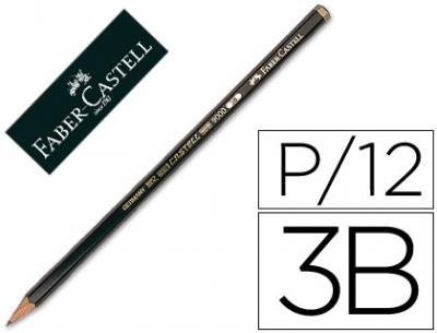 [FAB3B] Lapices de grafito faber 9000 3b unidad