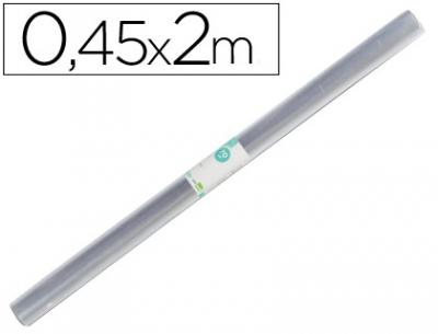 [LID07171] Rollo plastico forralibros liderpapel 0,45x2 mt 70 mc