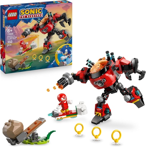[LE77005] Knuckles vs. Meca Egg Crusher del Dr. Eggman LEGO 77005