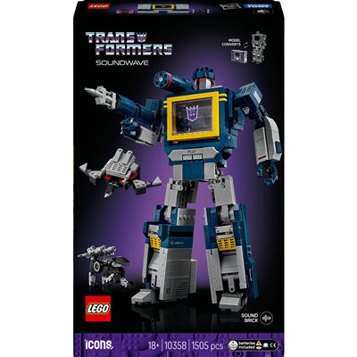 [LE10358] Transformers: Soundwave LEGO 10358