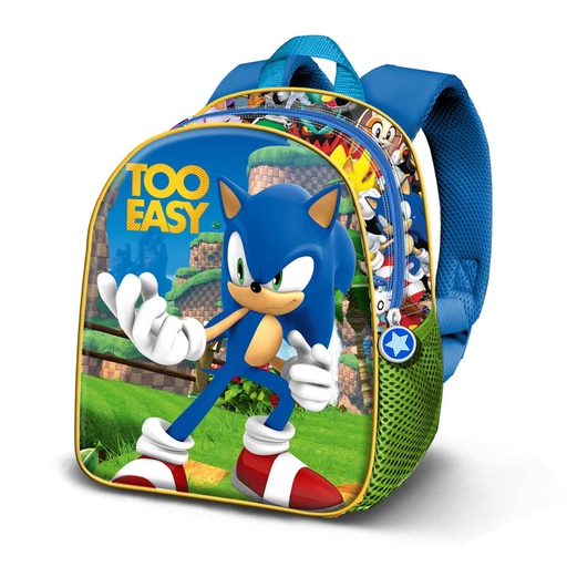 [KAR08136] SONIC Mochila 3D Elite Easy KARACTERMANIA 8136 25x30x3cm