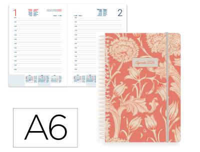 [LID173162] AGENDA ESPIRAL LIDERPAPEL CLASSIC A5 2026 SEMANA VISTA NEGRO PAPEL 70 GR FSC