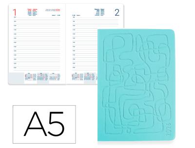 [LID173256] AGENDA ENCUADERNADA LIDERPAPEL CRETA 170X240 MM 2026 DIA PAGINA ROJO PAPEL 70 GR FSC