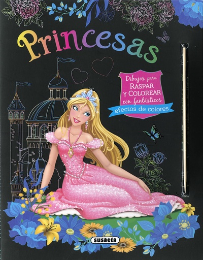 [9788467798197] Princesas. Dibujos para raspar y colorear