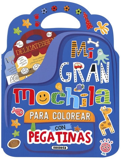 [9788467766974] Mi gran mochila para colorear con pegatinas