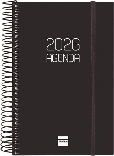 [742936026] AGENDA FINOCAM OPAQUE E5 1DP 2026 NEGRE CAT+ 742936026