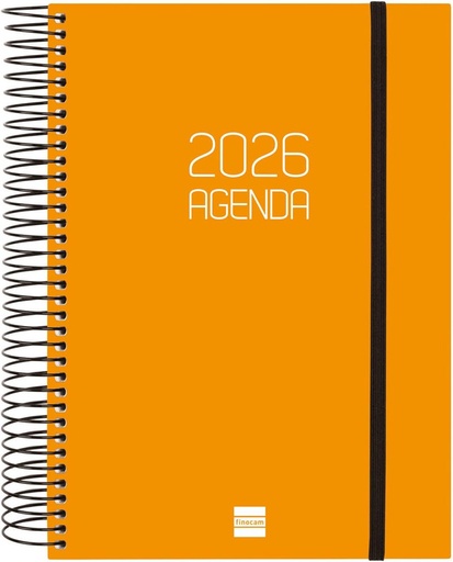 [742942926] AGENDA FINOCAM OPAQUE E10 1DP 2026 TARONJA CAT+ 742942926