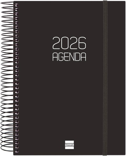 [742946026] AGENDA FINOCAM OPAQUE E10 1DP 2026 NEGRE CAT+ 742946026